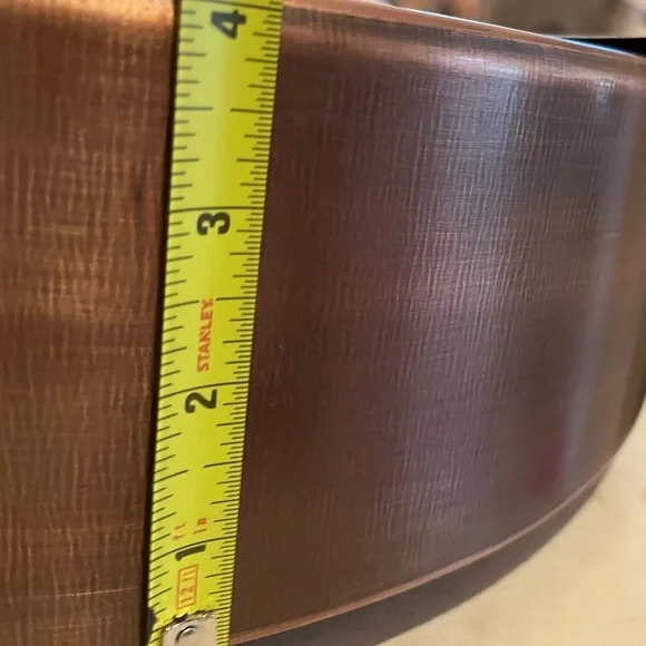 Metal Copper-Colored Hanging Crescent Moon Bird Feeder - Picture 6 of 9